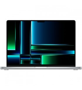 Apple macbook pro (16") 2023, notebook (argintiu, gpu m2 pro 19-core, macos ventura, germană, afișaj de 120 hz, ssd de 512 gb)