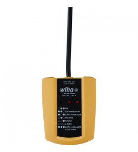 Tester de prize wiha 45220, 230 v ac, aparat de masura (galben negru)