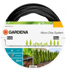 Linie de prelungire de picurare gardena pentru rânduri de plante deasupra solului, 13 mm (1/2"), modul de extensie (negru)