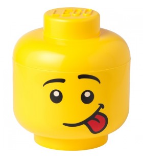 Room copenhaga lego storage head "silly", mare, cutie de depozitare (galben)