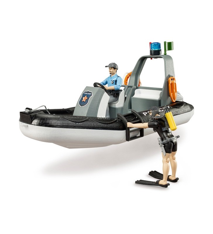 Barcă gonflabilă bruder bworld police, model de vehicul