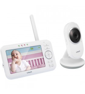 Monitor pentru copii vtech vm5252, monitor pentru bebelusi (alb/gri)