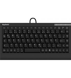 Keysonic ack-595c+ tastaturi usb qwerty engleză sua negru