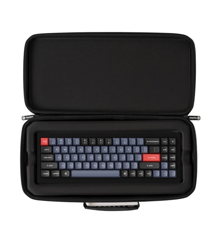 Husă de transport keychron q7 70% tastatură, geantă (negru, pentru q7 70% cu cadru din aluminiu)