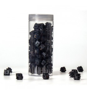 Keychron gateron ks-3x set întrerupător negru complet, întrerupătoare cu cheie (negru, 110 bucăți)