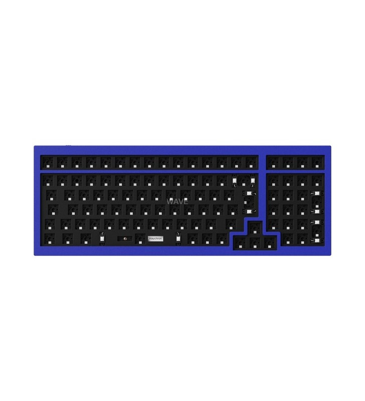 Keychron q5 barebone iso, tastatură pentru jocuri (albastru, hot-swap, cadru de aluminiu, rgb)