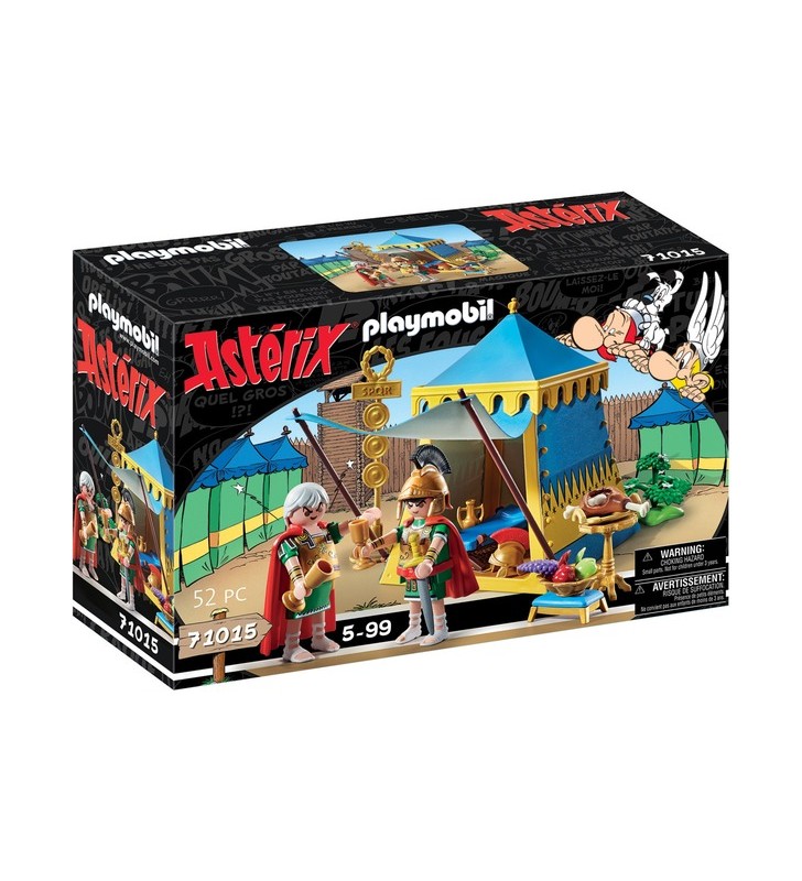 Playmobil 71015 cort asterix leader cu jucărie de construcție generali