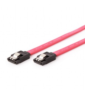 Cablu date gembird, prelungitor, s-ata 3 (t) la s-ata 3 (t), metal clips,  30cm, "cc-satam-data-0.3m"