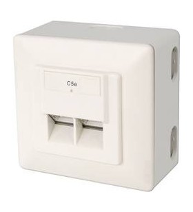 Digitus cat 5e wall outlet/class d finery 5 pack