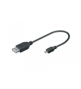 20cm usb 2.0 adapter otg/micro a/m to a/f
