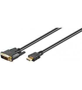 5m hdmi to dvi-d cable - gold/m/m - dvi-d 18+1
