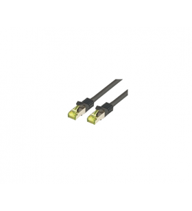 M-cab / patch cable / rj-45 (m) to rj-45 (m) / 7.5m / sftp, pimf / cat7 / halogen-free / black