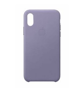 Husa apple leather case for iphone xs lilac