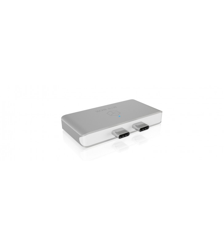 Icy box ib-dk4030-2c tip dock argint