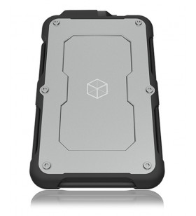 Icy box ib-287-c31 cutie protecție hdd/ssd negru, argint 2.5"