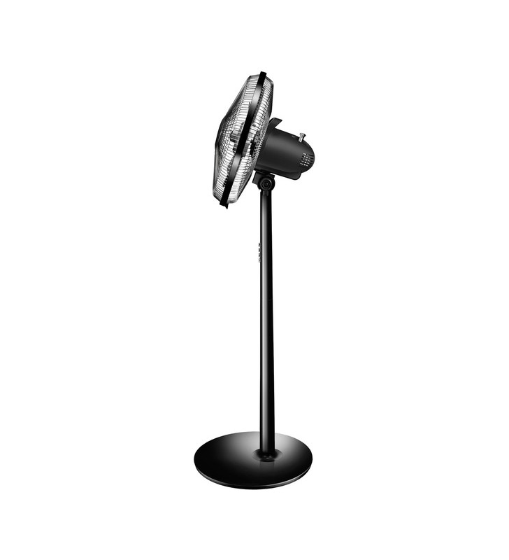 Ventilator nevechi pe piedestal silverline black (negru/crom)