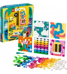 Set de autocolante creative lego 41957 dots jucărie de construcție (set de bricolaj 5 în 1 pentru copii pentru a realiza autocolante personalizate cu mozaic)