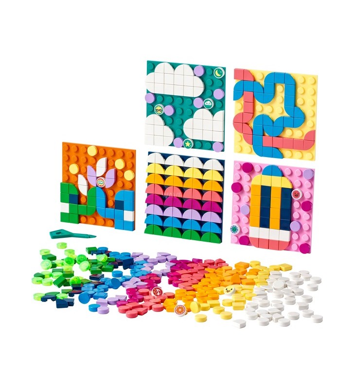 Set de autocolante creative lego 41957 dots jucărie de construcție (set de bricolaj 5 în 1 pentru copii pentru a realiza autocolante personalizate cu mozaic)