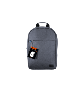 Backpack for 15.6" laptop, material 300d polyeste,black,450*285*85mm,0.5kg,capacity 12l