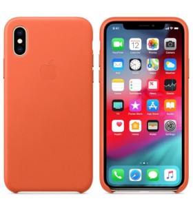 Apple iphone xs leather case - sunset