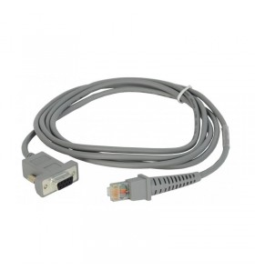 Cable, rs-232, 9p, female, straight, cab-350 (power supply available on pin 9 of the connector or through external power supply)