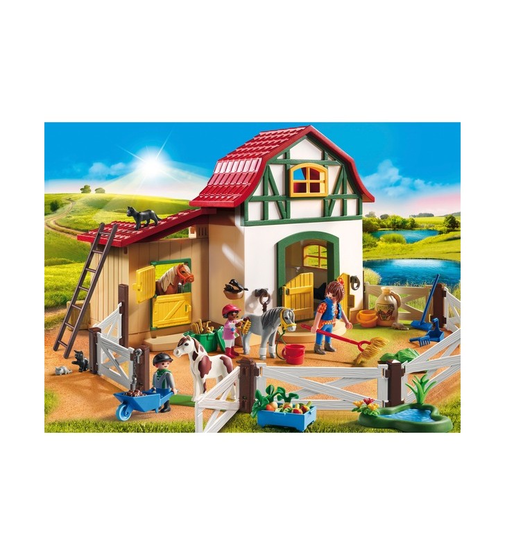 Playmobil 6927 country pony farm, jucărie de construcție