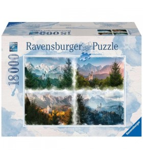 Ravensburger puzzle castel de basm în 4 sezoane