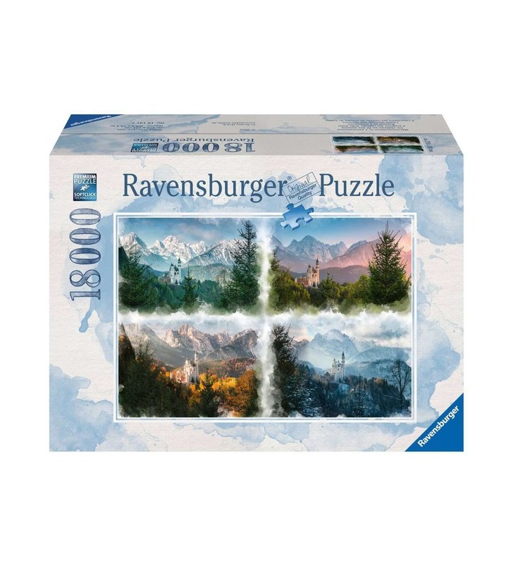 Ravensburger puzzle castel de basm în 4 sezoane