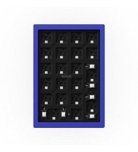 Keychron q0 barebone, tastatură numerică (albastru, hot-swap, cadru de aluminiu, rgb)