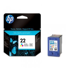 Hp 22 tri-color inkjet print cartridge original cyan, magenta, galben 1 buc.