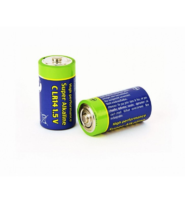 Baterie gembird c (r14), 1.5v alcalina, 2 buc., "eg-ba-lr14-01"