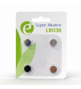 Baterie gembird, butoni (lr1130), 1.5v alcaline, 4 buc., "eg-ba-lr1130-01"