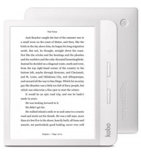 Ebook reader kobo libra h2o n873-ku-wh-k-ep 7inch, 8gb, white