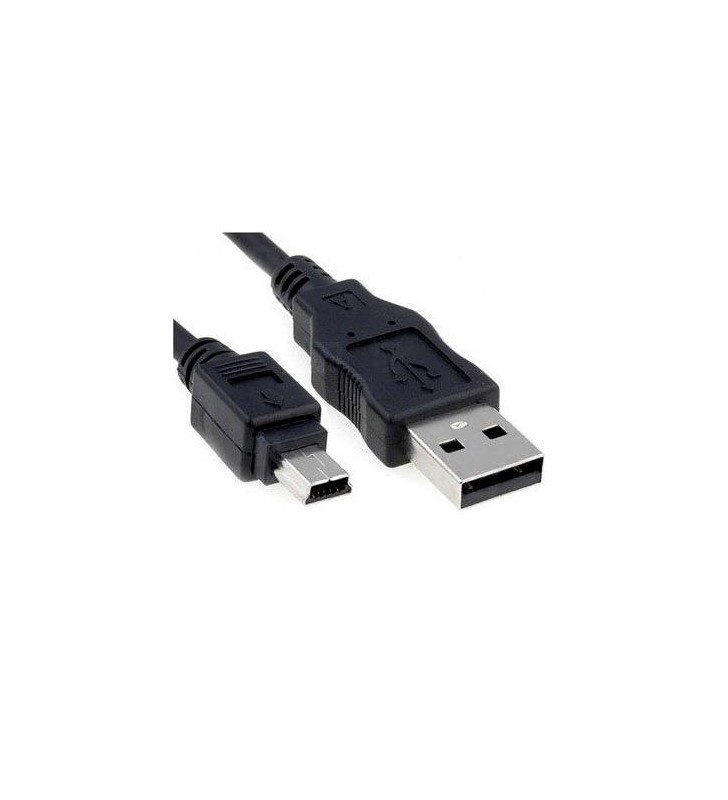 Cablu de date akyga ak-usb-03, usb - mini usb, 1.8m, black