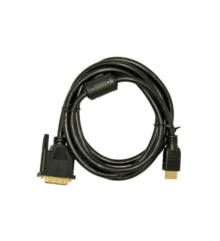 Cablu akyga ak-av-11, hdmi male - dvi-d male, 1.8m, black