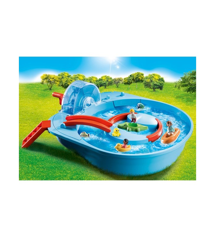 Playmobil 70267 1.2.3 jucărie de construcție aqua happy water ride