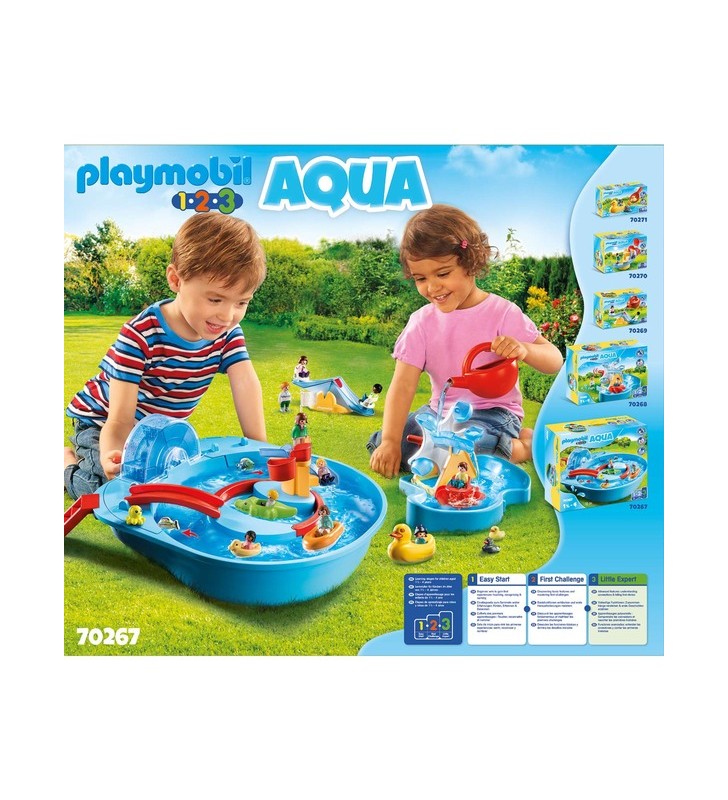 Playmobil 70267 1.2.3 jucărie de construcție aqua happy water ride