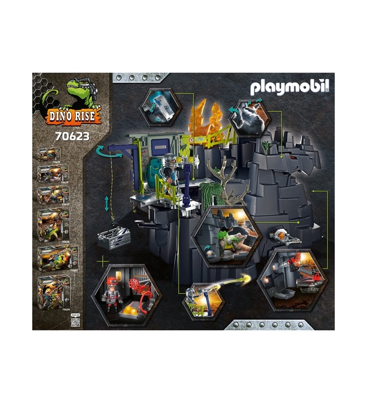 Playmobil 70623 jucărie de construcție dino rise dino rock