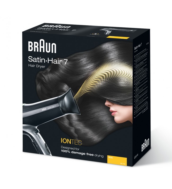 Braun satin hair 7 hd 710 2200 w negru
