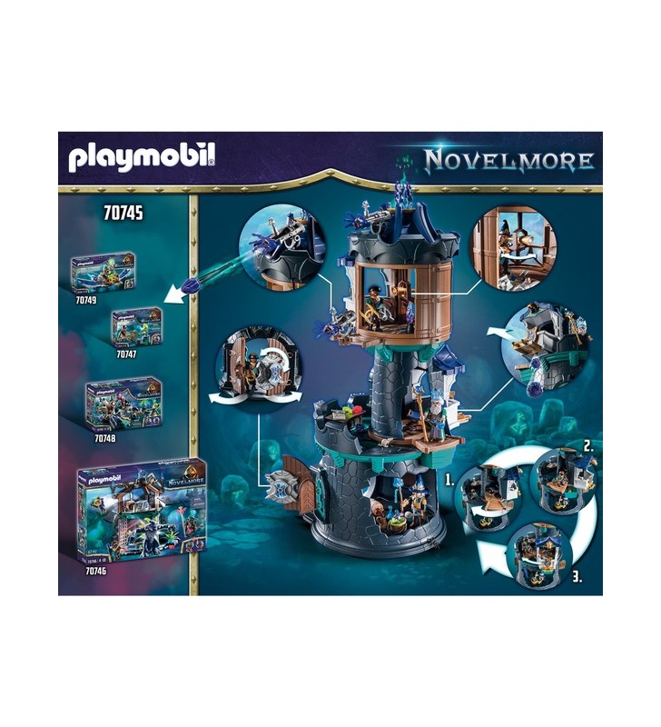 Playmobil 70745 novelmore violet vale wizard tower jucărie de construcție