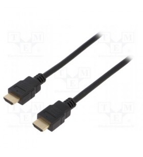Cablu logilink ch0077, hdmi - hdmi, 1m, black
