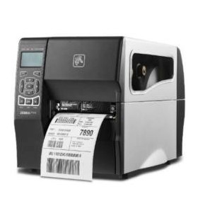 Tt printer zt230 300 dpi, euro and uk cord, serial, usb, int 10/100, cutter with catch tray