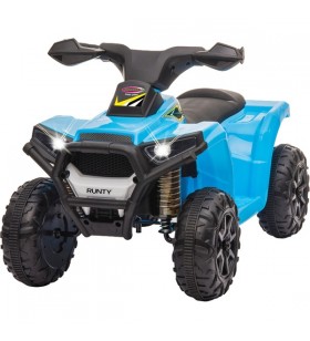 Jamara ride-on mini quad runty, vehicul pentru copii (albastru/negru, 6v)