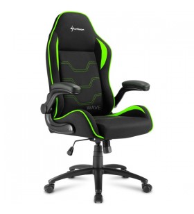 Sharkoon elbrus 1, scaun gaming (negru verde)