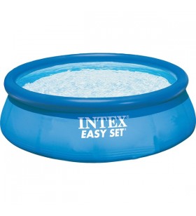 Piscine intex easy set 128132gn, ø 366 x 76 cm, piscina (albastru deschis/albastru închis, cu sistem de filtrare cu cartuş eco 604g)