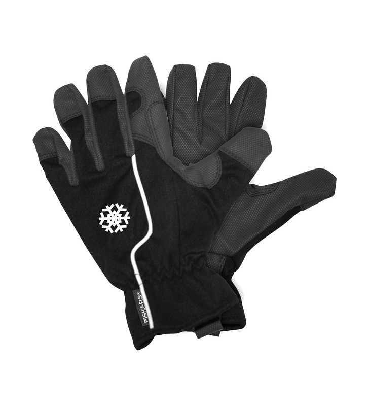 Mănuși de iarnă fiskars (negru/gri, mărime 10)