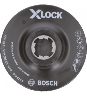 Placă de suport bosch x-lock scm cu știft central, ø 115 mm, suport de șlefuit
