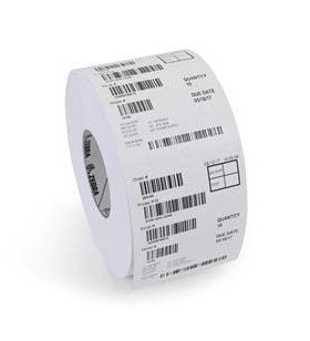 Zebra thermal transfer labels 76mm x 102mm - 1000t for industrial printers