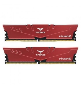 Kit memorie teamgroup vulcan z red, 16gb, ddr4-3200mhz, cl16, dual channel