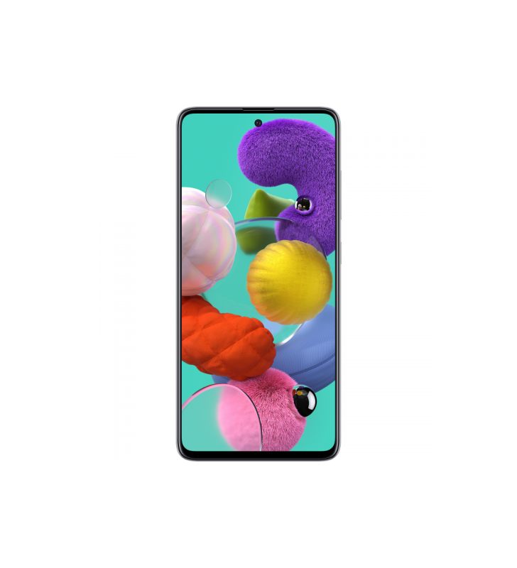 Telefon mobil samsung galaxy a51 (2020), dual sim, 128gb, 5g, prism crush white